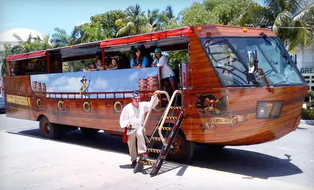 $32 for a 90-Minute Duck-Boat Tour for Two from Miami Land & Sea Pirate Adventure (Up to $64 Value) - Primary Image