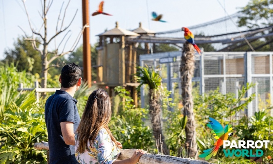 Image 5: Entrée au parc animalier Parrot World