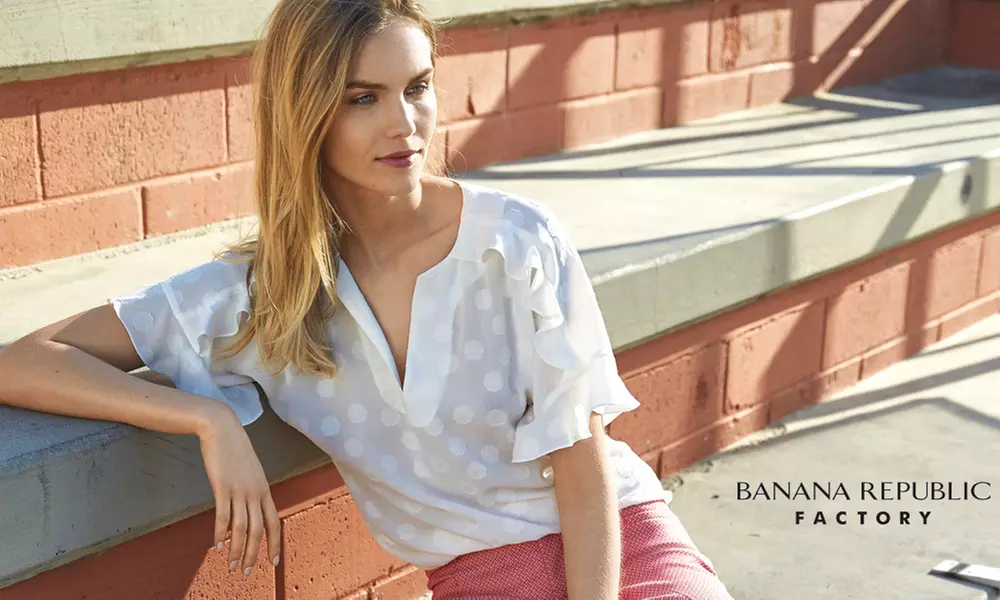 $30 for $50 at Banana Republic Factory. Valid In-Store and Online.  - Primary Image