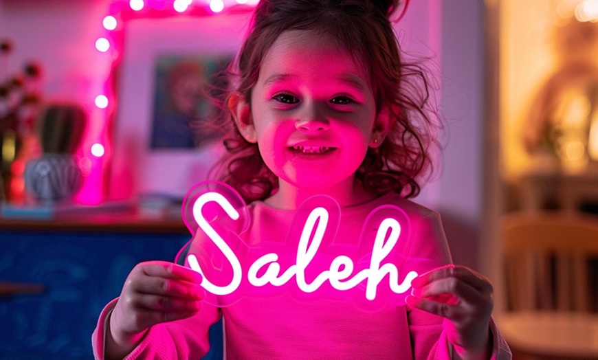 Image 1: Brighten Your Brand or Home & Add Some Glow: Personalized Neon Signs!