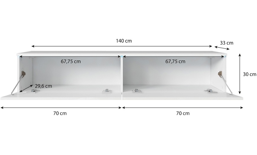 Image 13: Meuble TV suspendu