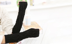 Arm Warmer Fingerless Gloves