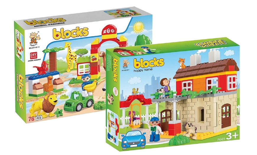 Image 11: Building Blocks Playset