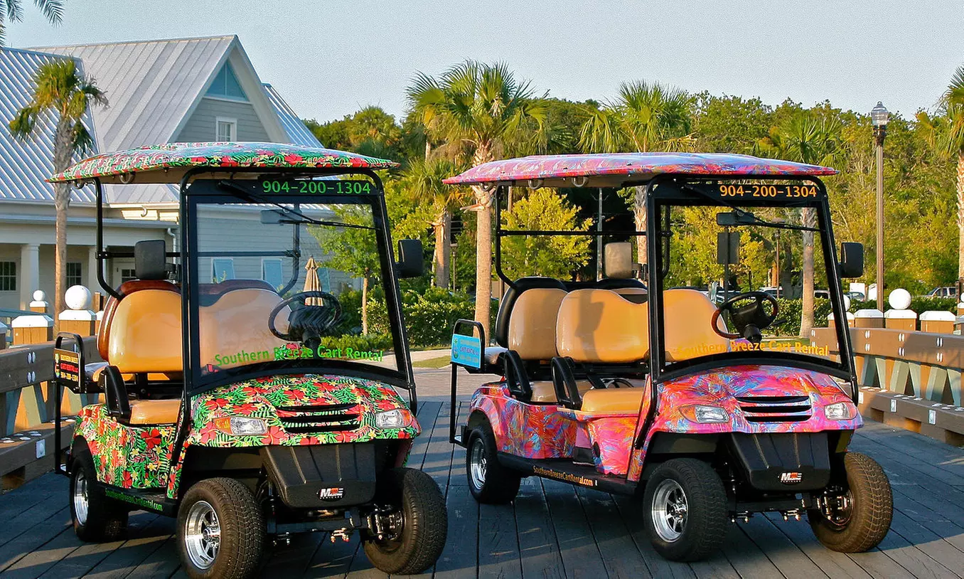 $66 Off $120 Worth of Equipment - Golf Cart - Primary Image