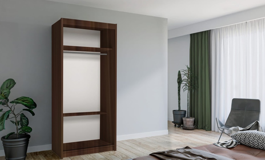 Image 11: Double Mirror Sliding Door Wardrobe