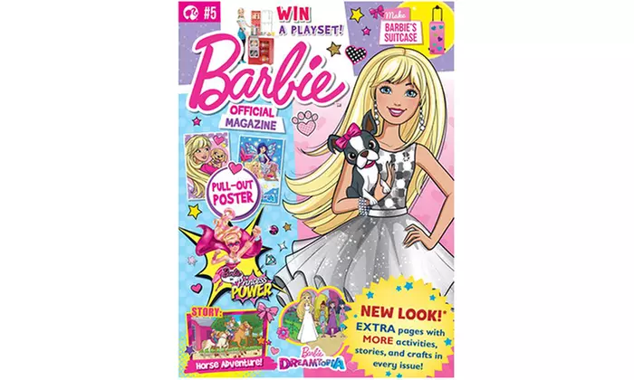 Six-Month, One-Year, or Two-Year Subscription to Barbie Activity Book Magazine (Up to 45% Off) - Primary Image