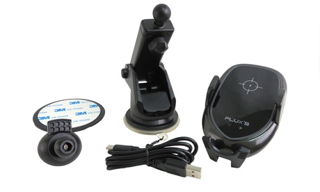 1 o 2 caricabatterie per smartphone da auto con tecnologia senza fili