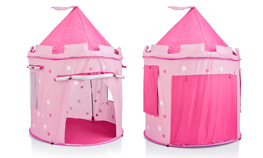 Image 2: Kids' Pop-Up Castle Play Tent