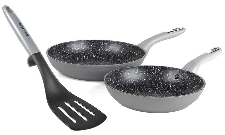 Image 1: Salter Two-Piece Fry Pan Set