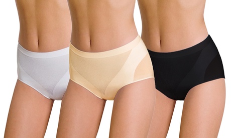 1 o 2 slip da donna contenitivi a vita alta Pompea disponibili in 3 colori e taglie