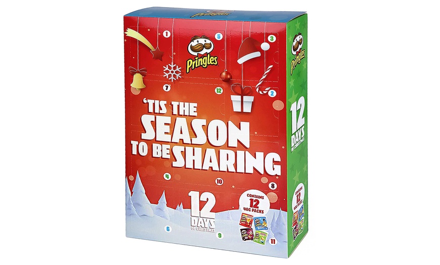 Image 2: 12- or 24-Day Pringles Advent Calendar