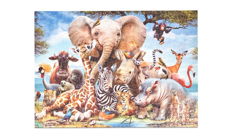 Image 2: 1000-Piece Jigsaw Puzzles