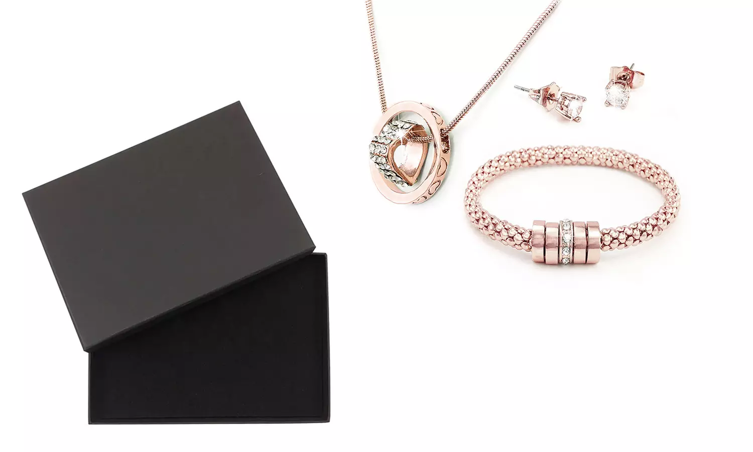 1 of 2 sieradensets 'Mia' versierd met Swarovski®-kristallen