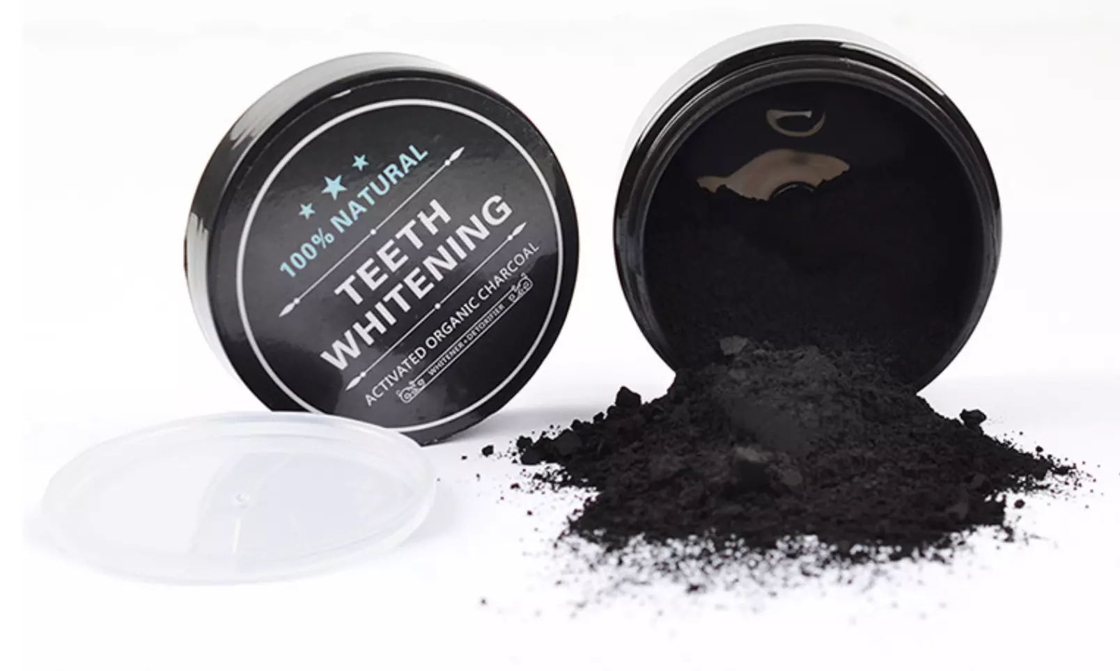 100% Natural Charcoal Teeth Whitening Powder - Primary Image