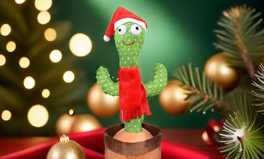 Image 3: Christmas-Themed Dancing Toy Cactus