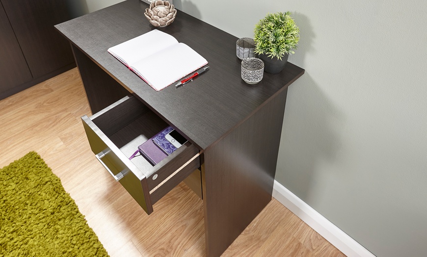 Image 2: Simple Two-Drawer Desk