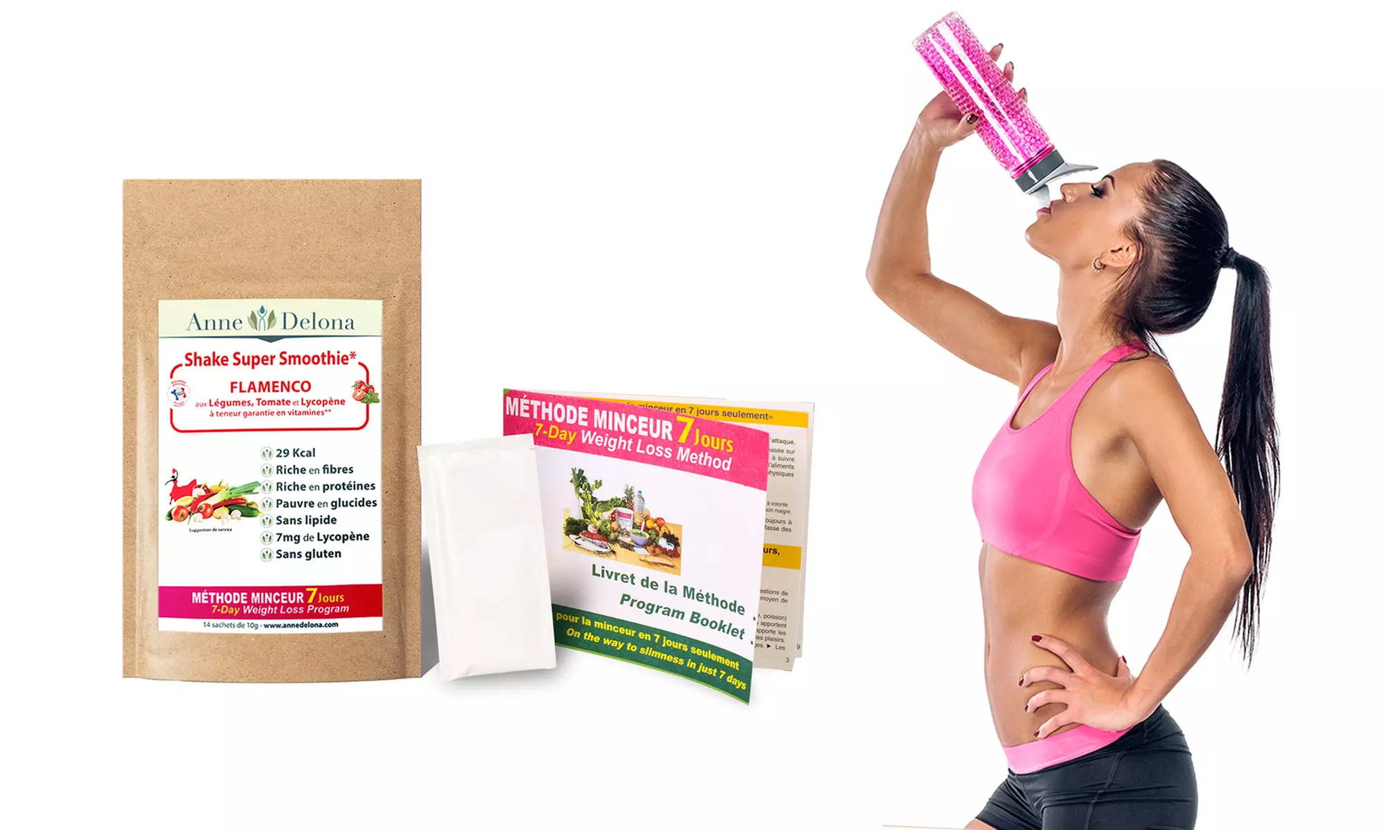 Jusqu’à 28 sachets Boisson minceur à la tomate, légumes et Lycopène brûle graisses - Primary Image