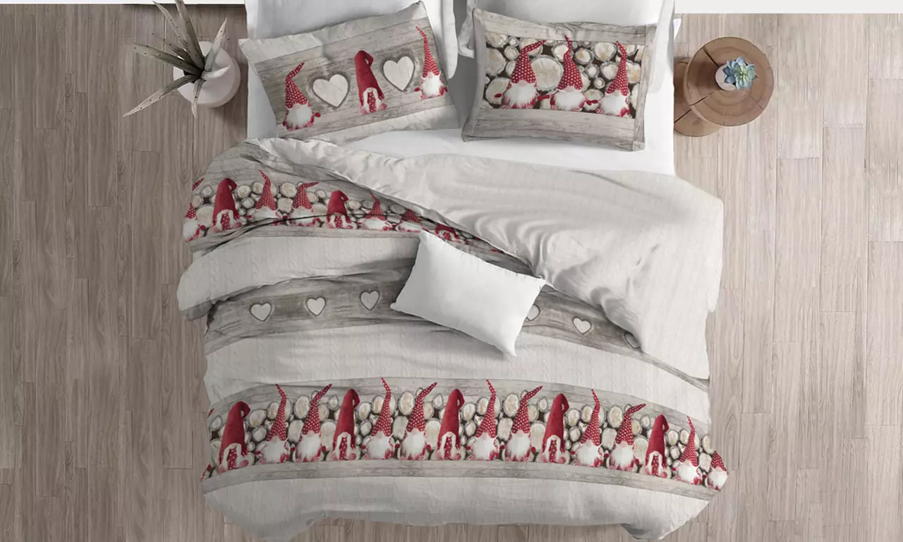 Copripiumino in flanella Fantasie invernali, natalizie, scozzesi