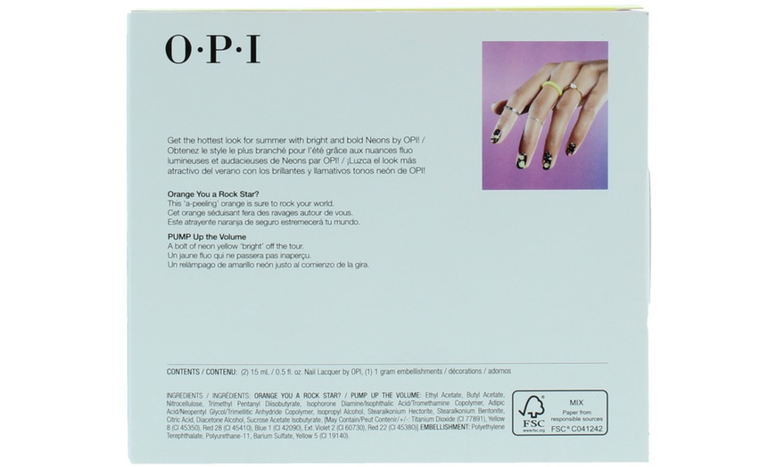 Image 7: OPI Neon Nail Polish Gift Set