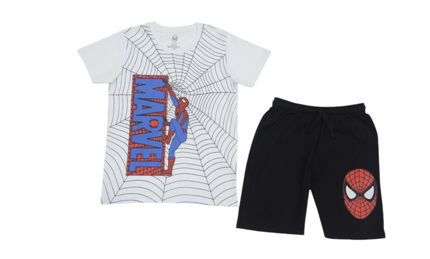 Image 8: Marvel Spiderman T-Shirt and  Short Set