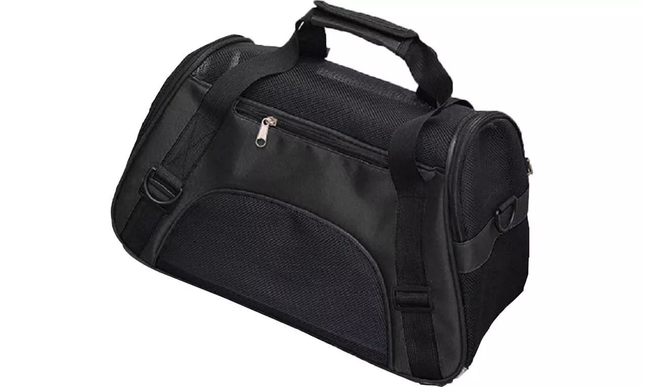 Katze-Transporttasche mit atmungsaktivem Netz und bequemem Schultergurt in der Farbe und Größe nach Wahl inkl. Versand - Second Medium