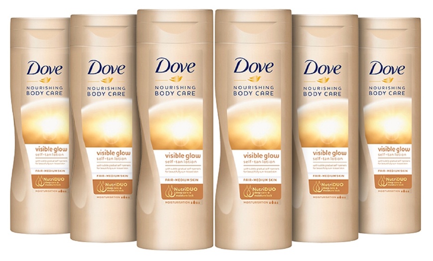 Image 4: Six-Pack Dove Self Tan Lotions