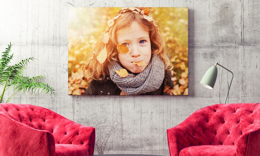 Image 1: Personalised Photo Canvas Print