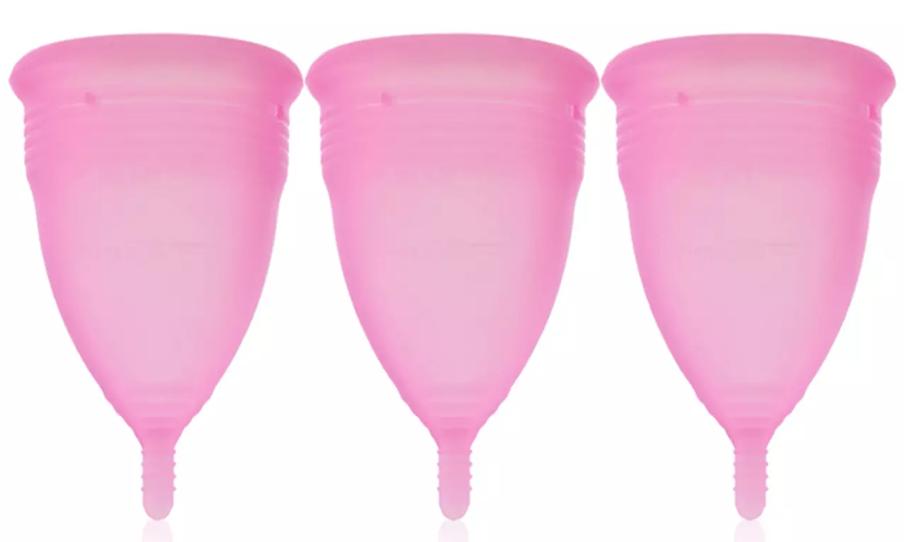 Fino a 3 coppette mestruali rosa - Image 6