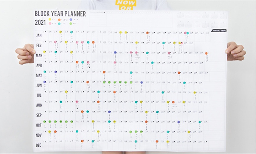 Image 2: 2021 Wall Planner