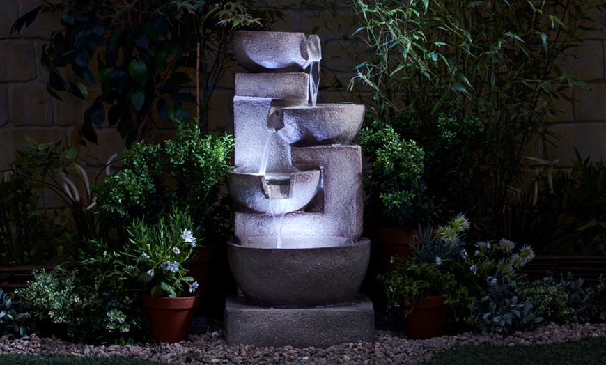 Image 2: Four-Tier Water Feature