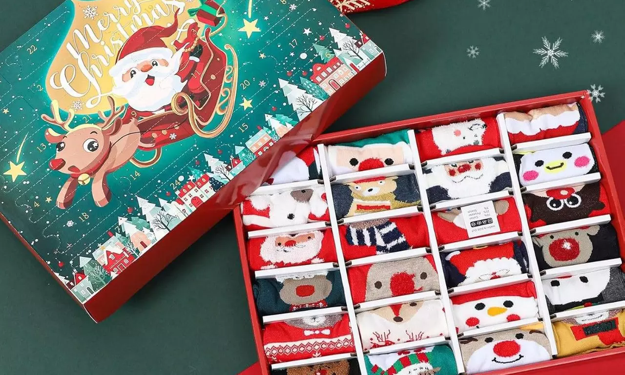 24 days Christmas Sock Advent Calendar