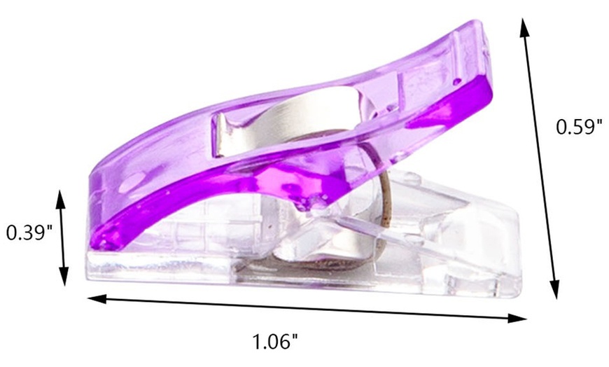 Image 6: 50/100Pcs Sewing Fabric Clips Clamp Craft Quilting Sewing Knitting Crochet Tools