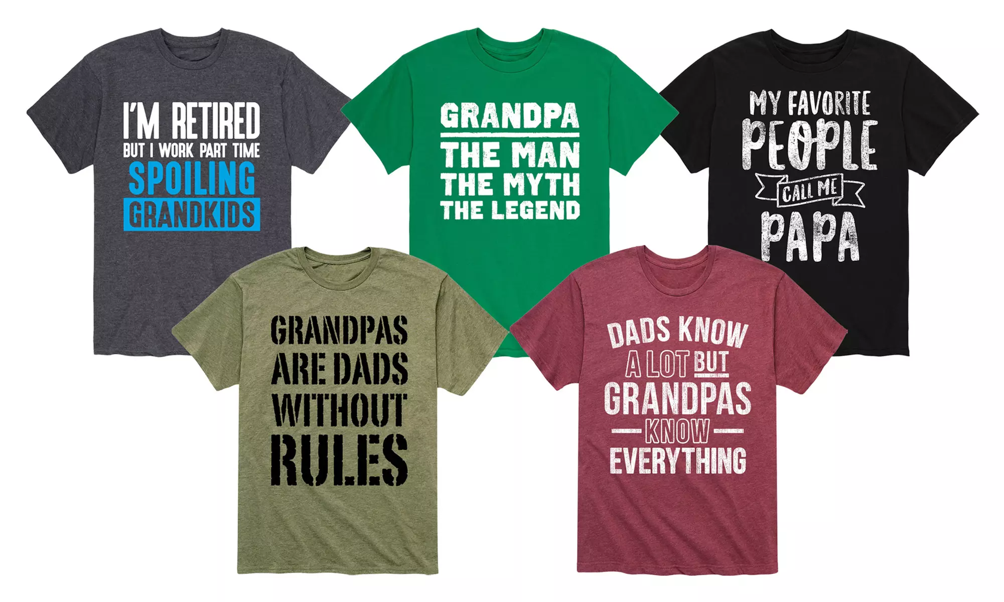 Instant Message Men's Grandpa's Favorite Tees (S-3XL) - Primary Image