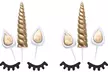 1 ou 2 sets de décoration de gâteau Licorne - Second Medium