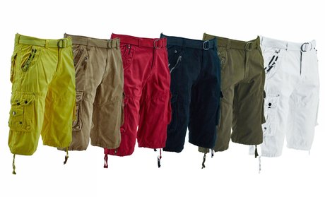 Vertical Sport Men's Belted Cargo Shorts