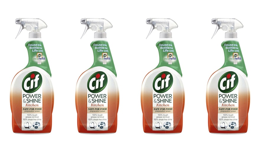 Image 3: 2 ou 4 sprays de cuisine Cif "Power & Shine"