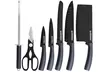 Ensemble 8 pièces avec couteaux, aiguiseur, ciseaux et support ; plusieurs modèles disponibles - Image 6