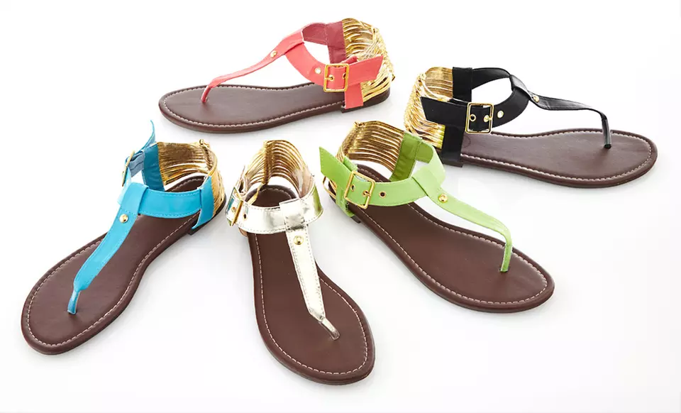 $17.99 for Carrini Thong Sandals ($40 List Price). 5 Colors Available. Free Shipping and Returns. - Primary Image