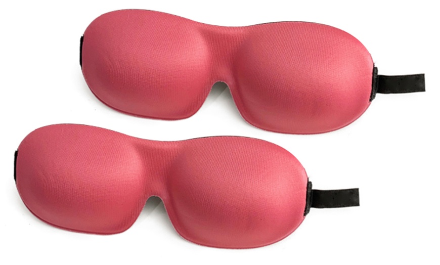 Image 3: 3D Blackout Sleep Mask