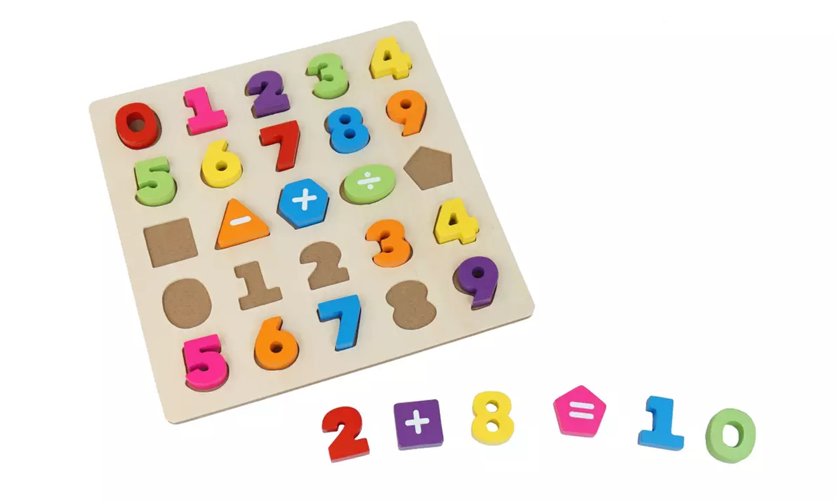 Puzzle en bois Alphabets et chiffres - Second Medium