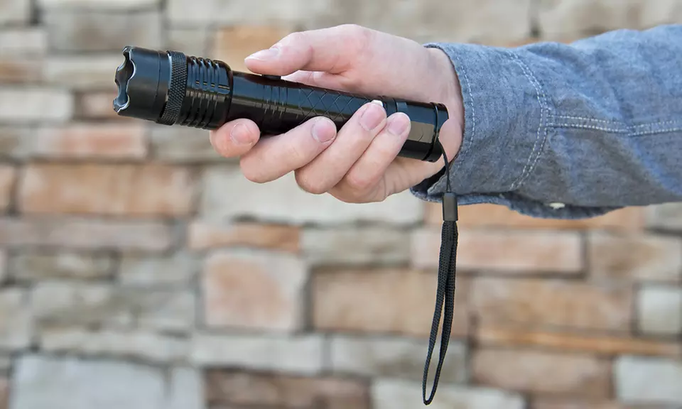 SABRE Self Defense Tactical Stun Gun with LED Flashlight - Primary Image