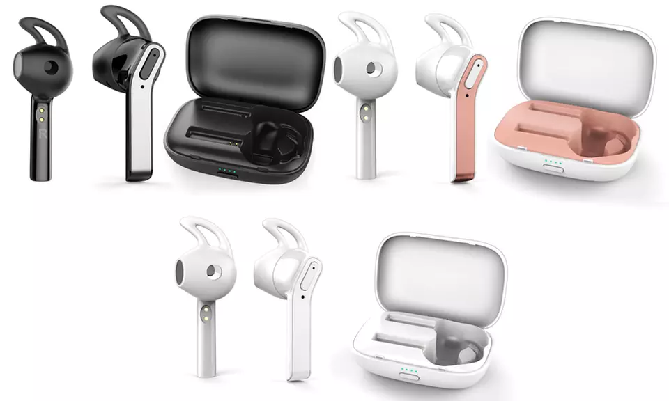 GabbaGoods TrueBuds Pro True Wireless Bluetooth Earbuds with Portable Charging Pod - Primary Image
