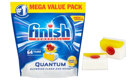 64 à 512 tablettes Finish Quantum citron