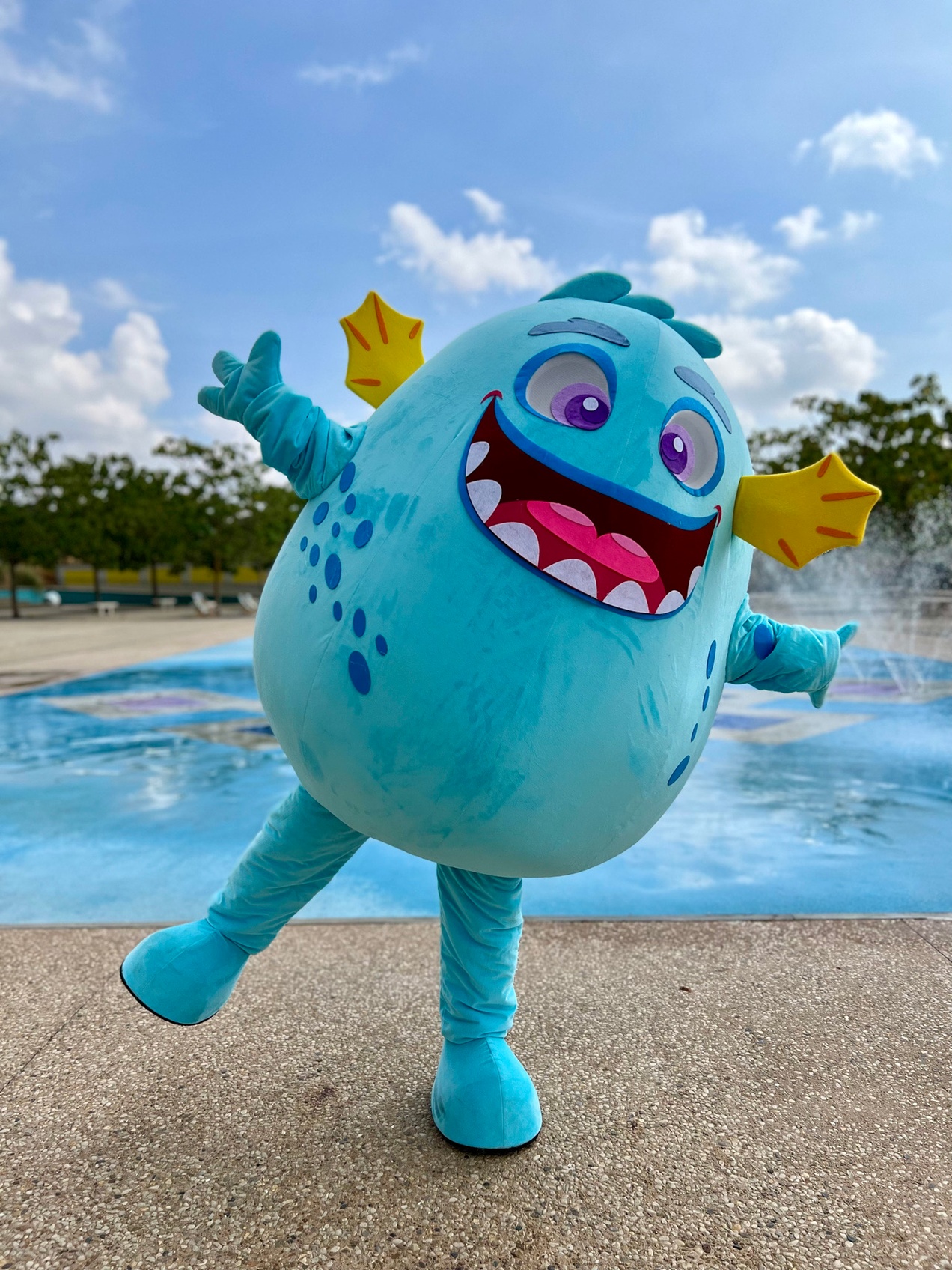 Splashy Land Water Outdoor Splash Park in the Heart of East London