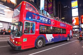 Up to $110 Off Night Bus Tour of NYC from TopView Sightseeing