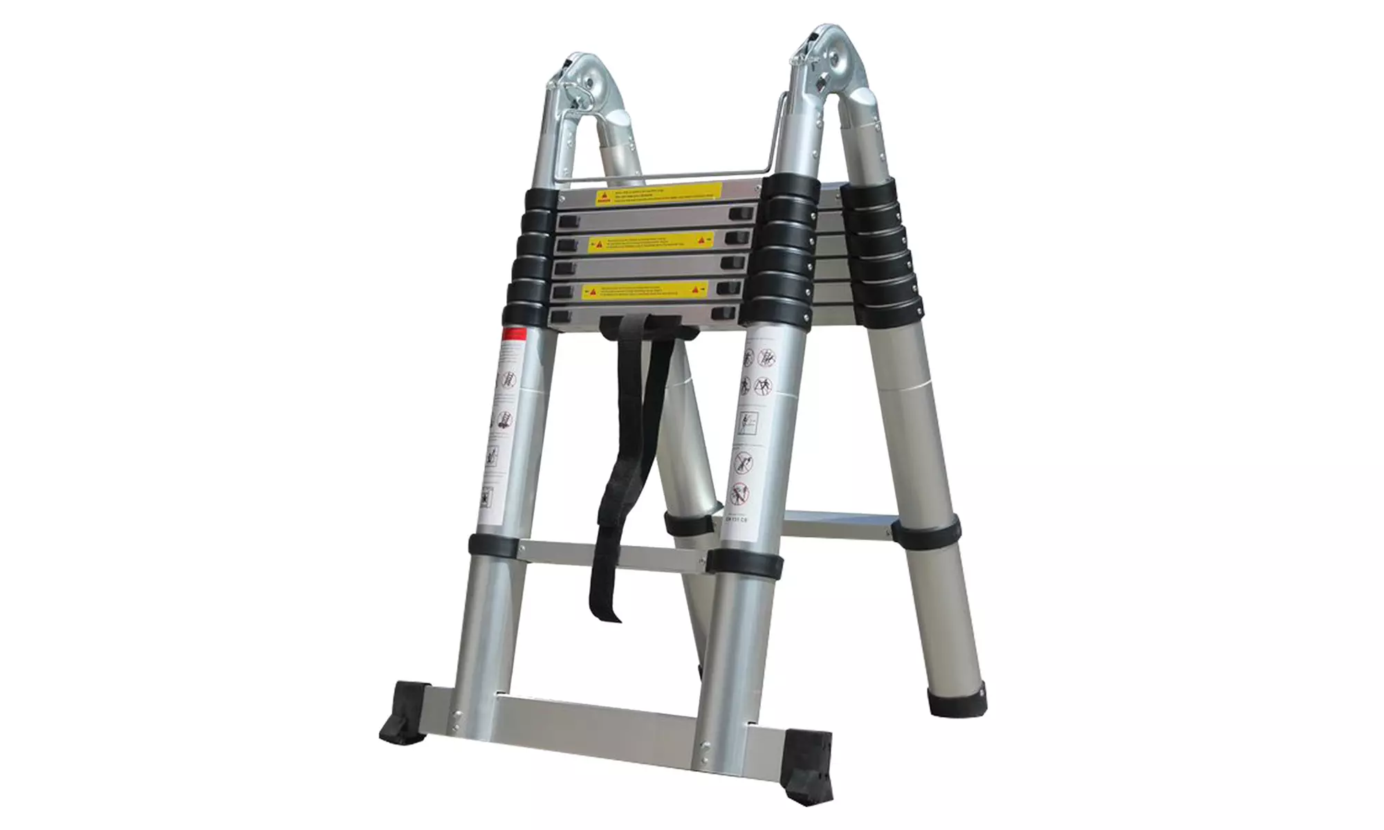 Échelle télescopique en aluminium rétractable de Herzberg