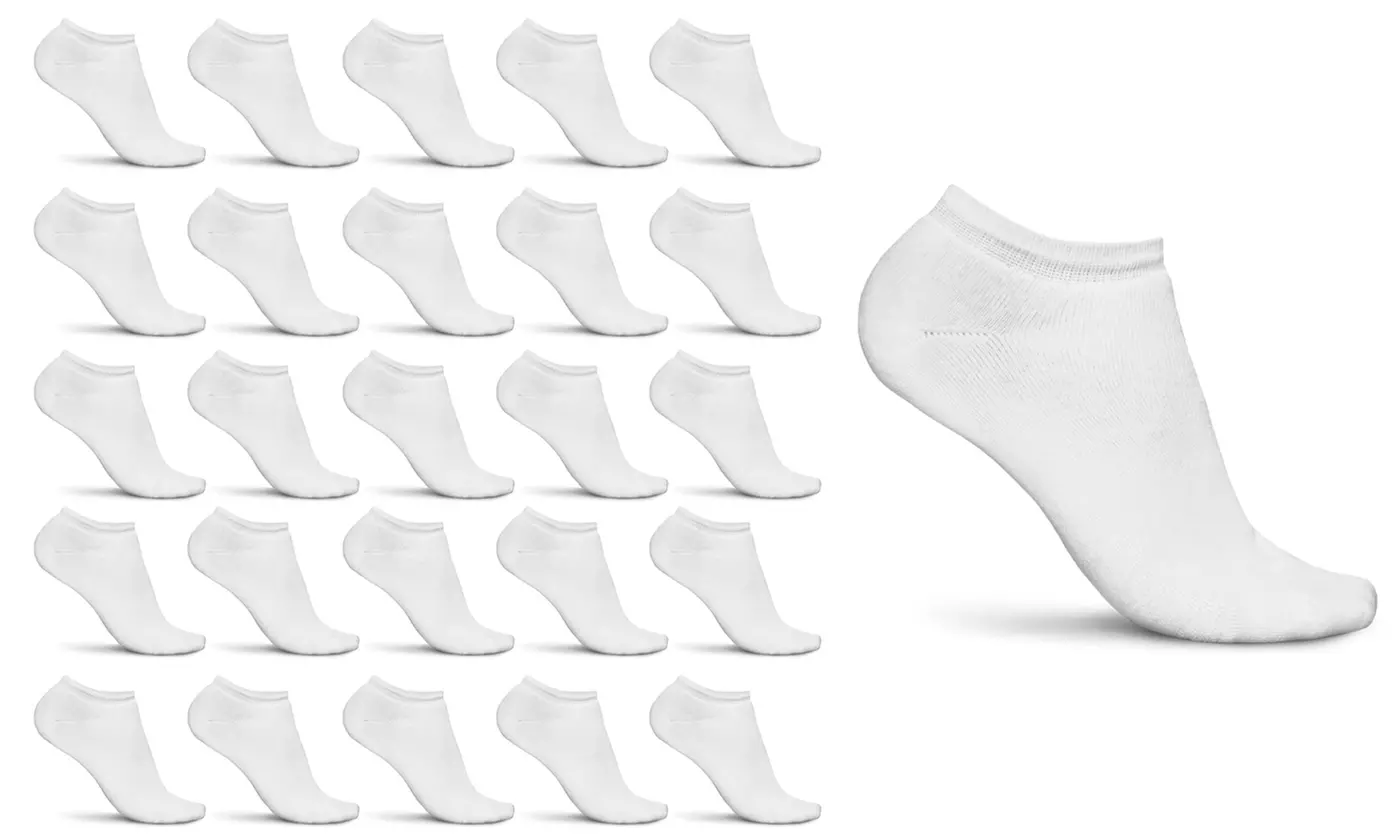 10 o 25 paia di fantasmini in cotone