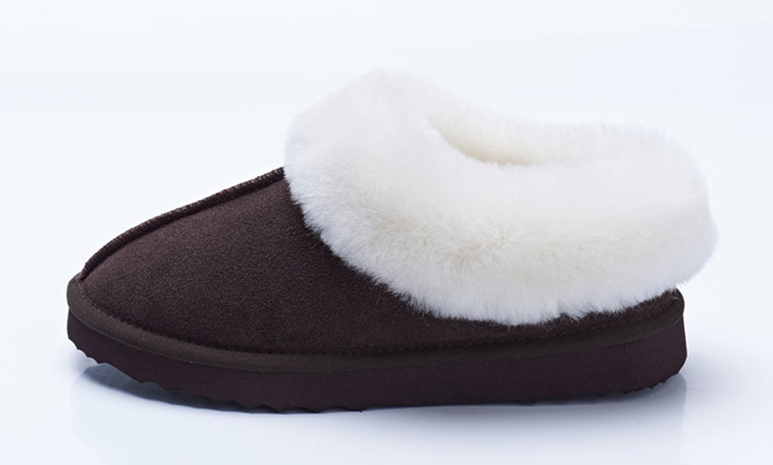 Image 3: Women's Sheepskin Slipper Boots