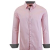 Image 8: Men's Long Sleeve Solid and Printed Slim-Fit Dress Shirt (S-5XL)