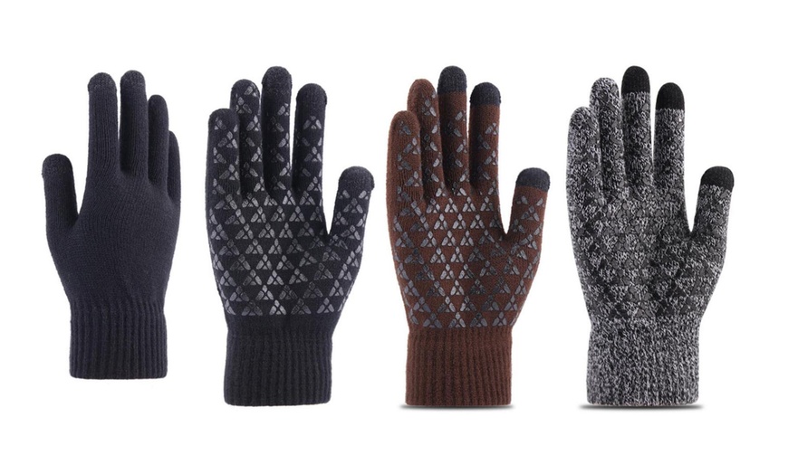 Image 1: Unisex Anti-Slip Gloves 